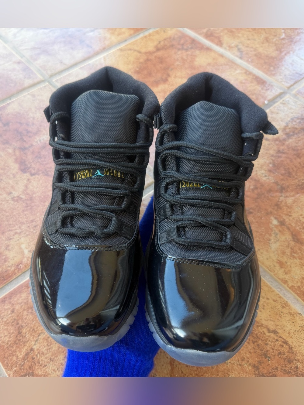 Size 9.5 Men’s And Women’s 11 - Jordan Retro 11 Gamma Blue 2025 - Picture 2 of 7